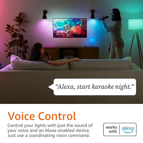 Echo Dot with Amazon Basics Smart Color Bulb - Image 5