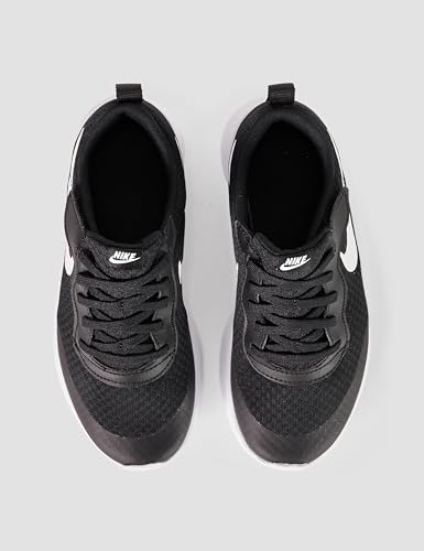 Nike Little Kid\'s Tanjun Easyon Shoes, Black/White-White, 3Y - Image 4