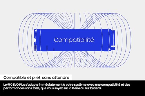 Samsung Internal SSD 990 EVO Plus, NVMe 2.0 PCIe 4.0 x 4/5.0x2, 4TB, Read Speed up to 7250MB/s, Ideal for Gaming and Office, MZ-V9S4T0BW - Image 12