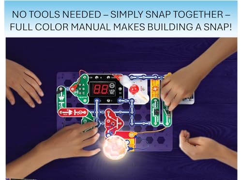 Snap Circuits “Arcade”, Electronics Exploration Kit, Stem Activities for Ages 8+, Full Color Project Manual (SCA-200) - Image 8
