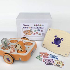 KinderLab Robotics KIBO 15 Home Edition – The Screen-Free STEAM Robot Kit for Kids 4–7 – Give The Gift of Playful Creative Coding – Bring Your Child’s Imagination to Life with Educational Robot Toy