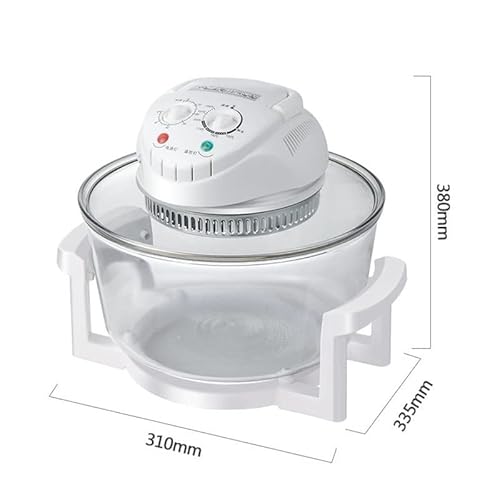 Air Fryer 6L Oven Visible Home Use Air Fryer type Oven Multifunctional Small 6L Glass Electric Fryer - Image 5