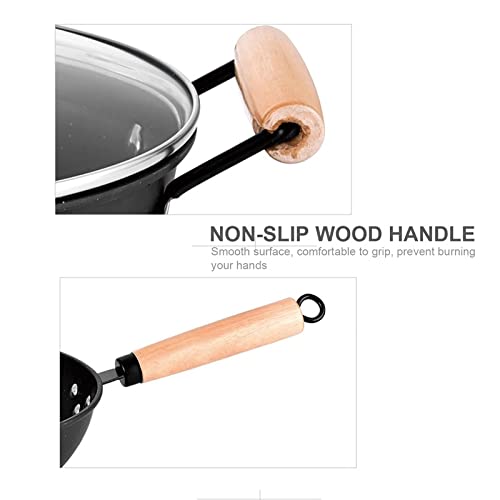 3PCS Cookware Set Wok Frying Pan Saucepan with Lid Pots Pans Set Maifan Stone Nonstick Egg Pan Cooking Tools - Image 6