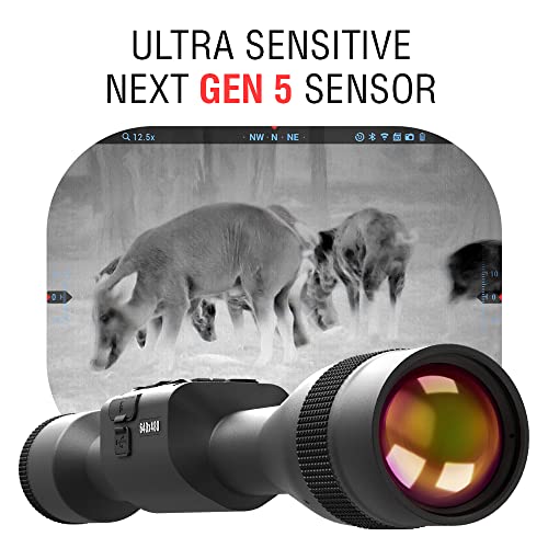 ATN Thor 5 640 Smart HD Thermal Scope with 640x480, 12 Micron Sensor | Magnification, Full HD Video Recording, Smooth Zoom | Exclusive Signature Series Kit - Image 3