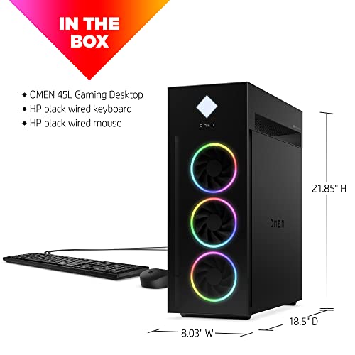 HP OMEN 45L Gaming Desktop, 13th Generation Intel Core i7-13700KF, 16 GB RAM, 1 TB Solid StateDrive, NVIDIA GeForce RTX 4070 Ti Graphics, Windows 11 Home, GT22-1072(2023) - Image 7
