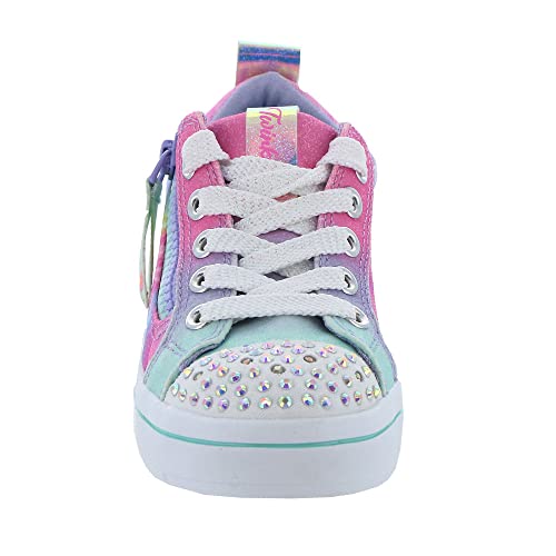 Skechers Kids Twinkle Toes Twi-Lites - Prism Swirl Sneaker, Light Blue/Multi, 13.5 - Image 5