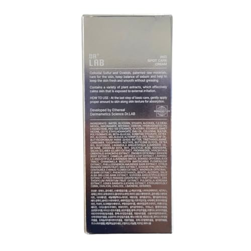 DR+LAB Red Spot Care Cream 2.03 fl oz /60ml Soothing Pore Trouble Care pH Balance for Acne Prone Sensitive Skin Korean Skincare - Image 6