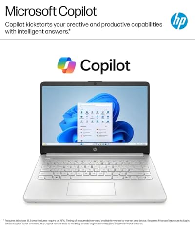 HP Business Student Laptop Computer - Windows 11 Pro & Microsoft Office Lifetime | 14 inch HD | AI-Powered, 12 Hr Batter | HP N-Serious Laptop| 16GB RAM, 128GB UFS, 256GB Extend Micro SD | Silver - Image 10