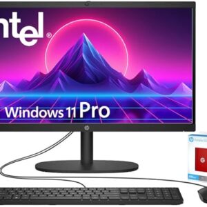 HP 2025 22″ FHD All-in-One Desktop Computer • The New Version for Everyday Use • Latest 13th Gen Intel Quad-Core CPU • 32GB DDR5 • 640GB Storage • HDMI • Type-C • Wi-Fi • HD Webcam • Win11 Pro • Black