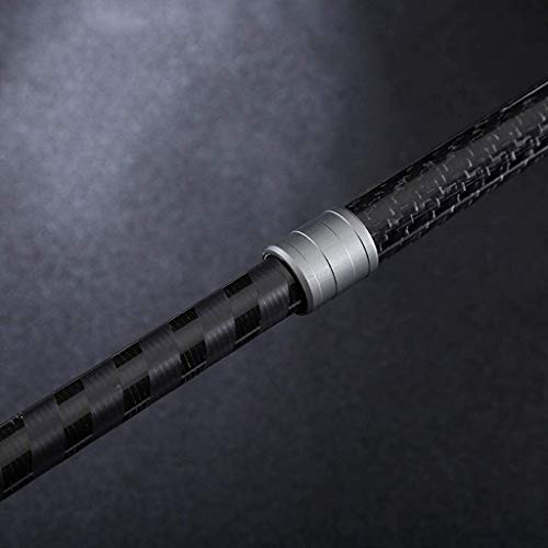 Fishing Rod and Reel Combos Carbon Matrix Telescopic Fishing Rod Pole Saltwater and Freshwater Fishing Gear Kit (Black 2.4m/4Festival) - Image 4