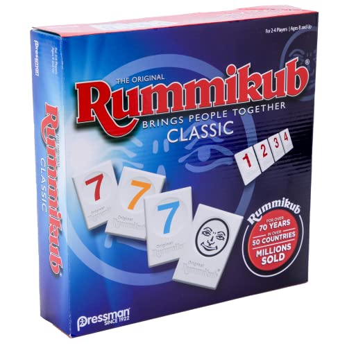 Pressman Rummikub - The Original Rummy Tile Game | Exciting Family Game of Strategy and Luck | Promotes STEM Skills | For Kids, Teens, Adults | 2-4 Players, Ages 8+ - Image 3