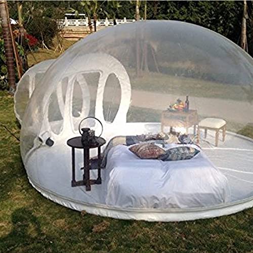 VICIYOO Outdoor Inflatable Bubble House Dome Tent, Transparent Bubble House Dome Luxury Gazebo Camping Tent, 3-5 Persons Tent Rainproof Indoor Outdoor Camping Star Tent - Image 6