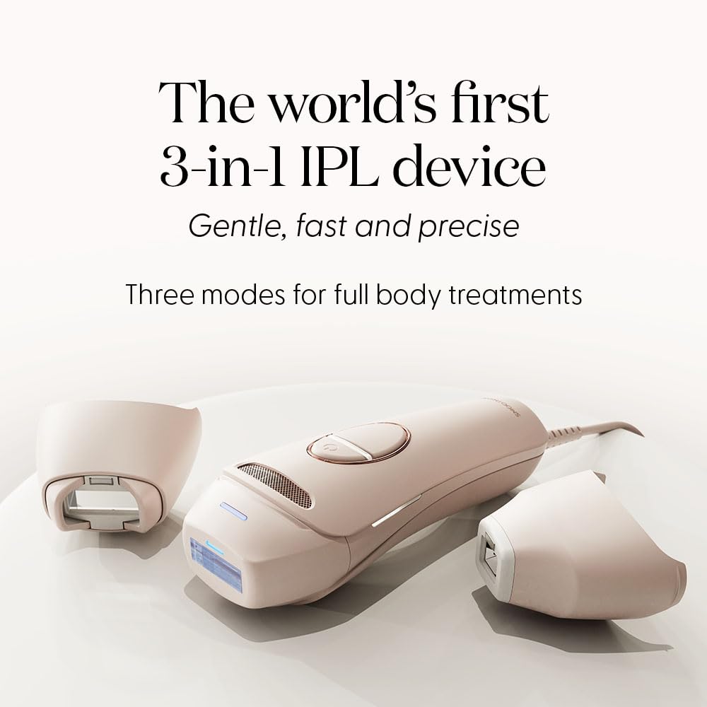 Smoothskin Pure Switch IPL Laser Hair Removal with Sapphire Pro Ice Cooling in Soft Pink, The World’ First 3-in 1 IPL, for Body, Face, Bikini, Alternative to Laser, Corded - Image 3