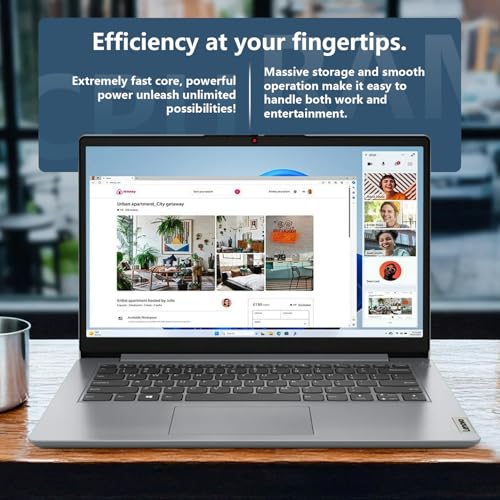 Lenovo IdeaPad 1 Daily/Student 14" HD Laptop, 36GB RAM, 1216GB Storage(128GB eMMC + 1TB PCIe + 64GB USB), 1 Yr Office 365, Intel Core Processor, Win 11 Home, Bundle with UC310 64GB USB Flash Drive - Image 4