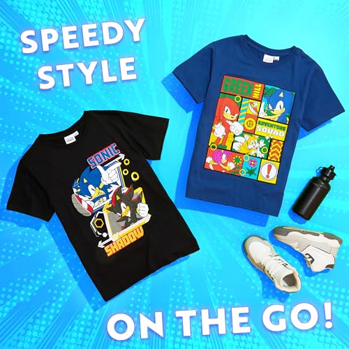 Sonic The Hedgehog Boys T Shirts 2 Pack Short Sleeve Tshirt Soft Breathable Tops (4-5 Years, Multi, 2) - Image 5