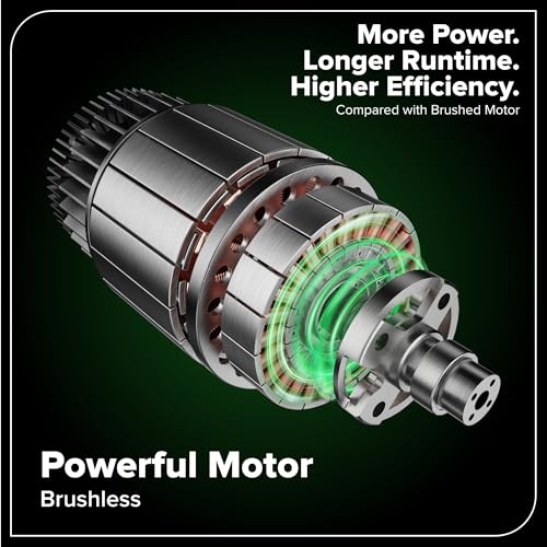 GREENWORKS 24V 1/2” Brushless Cordless Drill (800 In-lbs.), 4.0Ah (24,000mAh Power Bank) USB-C Battery, 3.3 FT Braided Cable, 65W Rapid Charger - Image 5
