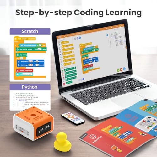 MatataStudio VinciBot Classroom Set with 6 Sets VinciBot Coding Robot & Rich Learning Materials for School Supplies Grade 2-7, Scratch&Python Programable Robot STEM Education for Kids Ages 8-12 - Image 3