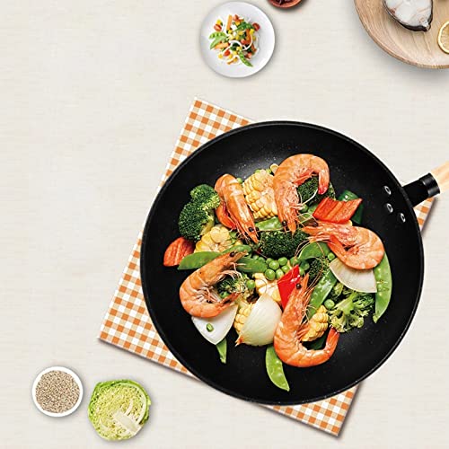 3PCS Cookware Set Wok Frying Pan Saucepan with Lid Pots Pans Set Maifan Stone Nonstick Egg Pan Cooking Tools - Image 4