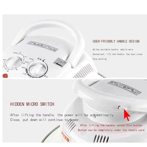 Air Fryer 6L Oven Visible Home Use Air Fryer type Oven Multifunctional Small 6L Glass Electric Fryer - Image 4