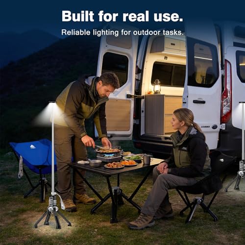MTRVR Telescopic Camping Light — Rechargeable Outdoor Lantern with Long Runtime, Adjustable Height, Stable Aluminum Design for Camping, Emergency & Night Use - Image 2