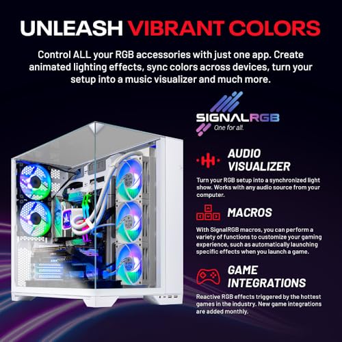 Skytech Gaming O11 Vision Desktop PC, Ryzen 7 9800X3D 4.7 GHz (5.2 GHz), AMD RX 9070XT 16GB, 2TB Gen4 NVMe SSD, 32GB DDR5 RAM 6000 RGB, 850W Gold ATX 3 PSU, 360mm ARGB AIO, Wi-Fi, Win 11 - Image 6