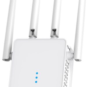 WiFi Extender, 2024 Fastest WiFi Booster 1200Mbps Dual Band (5GHz/2.4GHz) WiFi Extenders Signal Booster for Home, WiFi Repeater with Ethernet Port Covers up to 10000sq. ft and 55 Devices