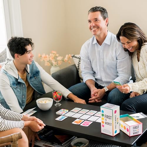 FIRST TO WORST Party Game - The Card Game About How Your Friends and Family Rank Things - White Elephant Gifts, Stocking Stuffers and Board Games Night with Friends with Polarizing Priorities - Image 3