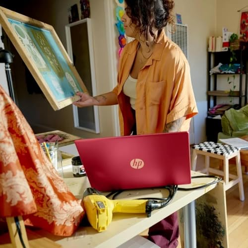 HP Go Slim 15.6" Laptop, 32GB RAM, 1.5GB Storage(512GB External SSD and 1TB Cloud Storage), Intel Quad-core Processor, Fast Wi-Fi 6, Upto 12 Hours Battery, Win 11 with Free 12-Month Microsoft Suite - Image 6