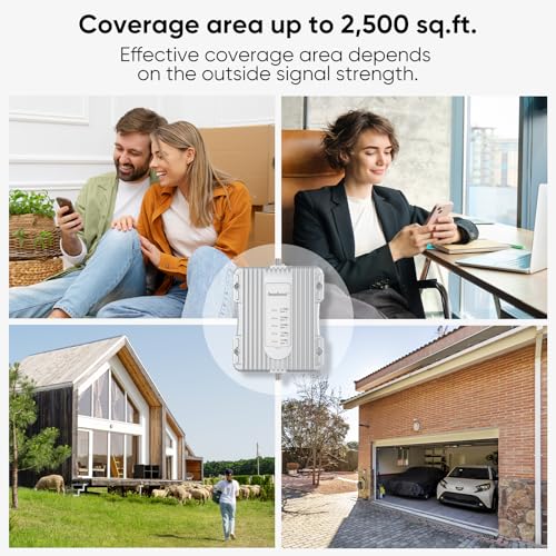 Amazboost Cell Phone Booster for Home, Cell Phone Signal Booster Kit, All U.S. Carriers -Compatible with Verizon, AT&T, T-Mobile, Sprint & More-5G 4G LTE 3G FCC Approved - Image 5