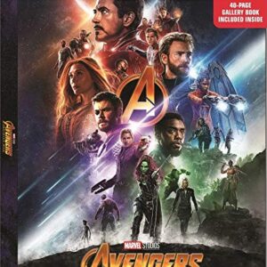 Marvel Avengers: Infinity War Limited Edition (4K UHD+Blu-Ray+Digital) with exclusive 40-page Gallery Book