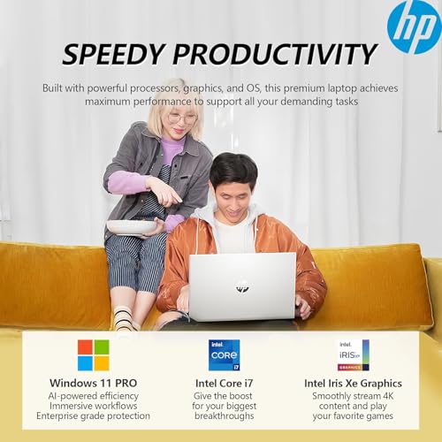 HP 2025 Flagship 15.6" FHD Touchscreen Laptop, 10-Core Intel i7 Processor, 64GB RAM, 1.5TB Storage (1TB SSD + 500GB Ext), Iris Xe Graphic WiFi, HubxcelAccessory, Win 11 Pro w/Lifetime Microsoft Office - Image 6
