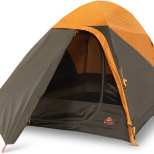 Kelty Grand Mesa 2P or 4P Backpacking Tent – 3 Season Camping, Thru Hiking Shelter, Aluminum Pole Frame, Single Door + Vestibule, 2024 Model