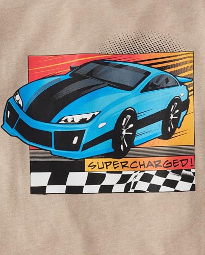 The Children's Place,Boys,Assorted Everyday Long Sleeve Graphic T-Shirts,multipacks,Controller/Race Car/Dino Skeleton 3-Pack,Medium - Image 4