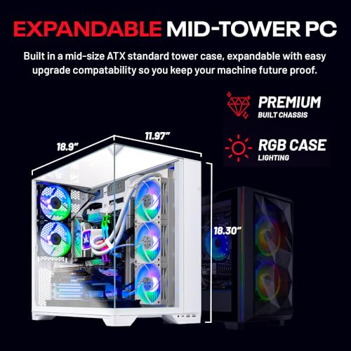 Skytech Gaming O11 Vision Desktop PC, Ryzen 7 9800X3D 4.7 GHz (5.2 GHz), AMD RX 9070XT 16GB, 2TB Gen4 NVMe SSD, 32GB DDR5 RAM 6000 RGB, 850W Gold ATX 3 PSU, 360mm ARGB AIO, Wi-Fi, Win 11 - Image 9