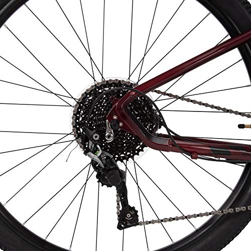 ROYCE UNION RHT Lightweight Aluminum Mountain Bike (Wine), 19 Inch Frame, 22 Speed Shimano Drivetrain, 29" Wheels - Image 7