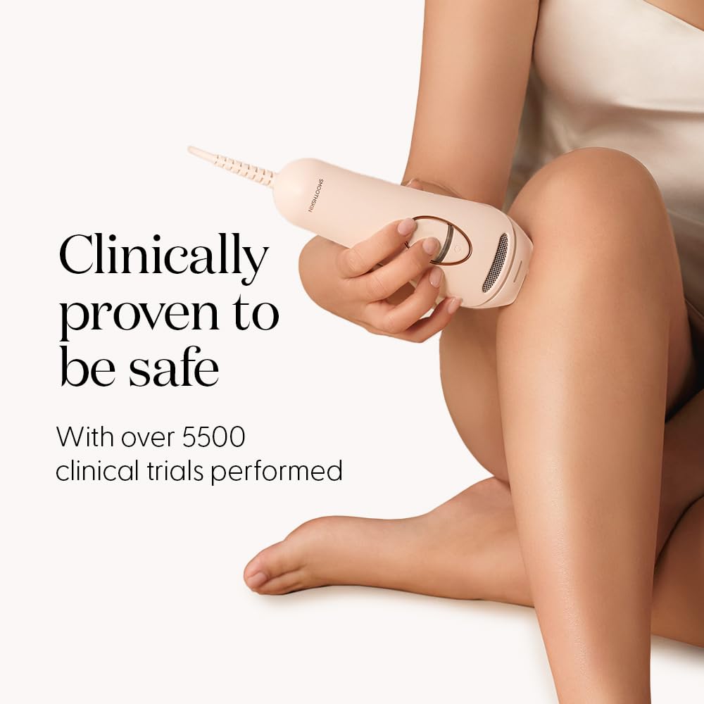 Smoothskin Pure Switch IPL Laser Hair Removal with Sapphire Pro Ice Cooling in Soft Pink, The World’ First 3-in 1 IPL, for Body, Face, Bikini, Alternative to Laser, Corded - Image 7