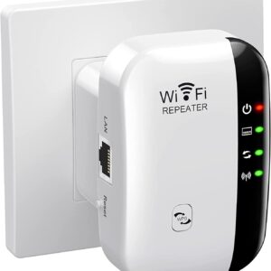 WiFi Extender Signal Booster, Covers Up to 3000sq.ft and 35 Devices, WiFi Range Extender, WiFi boosters for The House,with Ethernet Port, Easy Setup,Router Extender for Wireless Internet