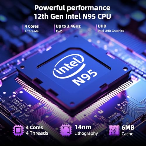 jumper 16 Inch Laptop, 4-Core N95 Processor, Up to 3.4Ghz, 16GB RAM, 640GB Storage,1200p FHD IPS Display, Windows 11 Computer, Office 365 1-Year Subscription, WiFi-6, 38Wh Battery. - Image 3