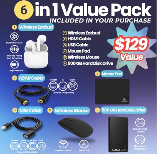 HP 2025 Flagship 15.6" FHD Touchscreen Laptop, 10-Core Intel i7 Processor, 64GB RAM, 1.5TB Storage (1TB SSD + 500GB Ext), Iris Xe Graphic WiFi, HubxcelAccessory, Win 11 Pro w/Lifetime Microsoft Office - Image 2