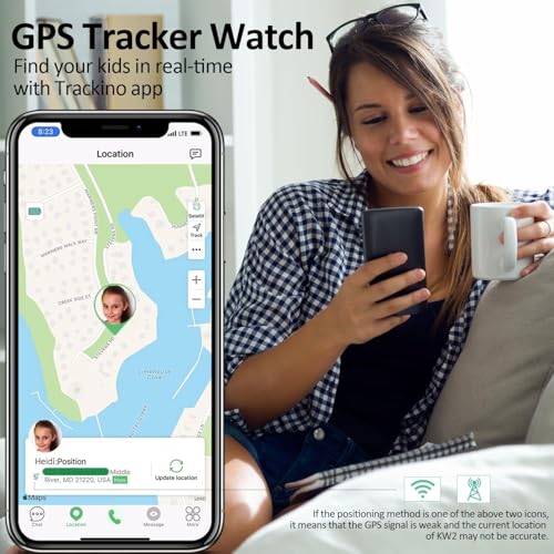 Easyfone KW2 4G Kids Smart Watch Phone | Smartwatch for Kids with Calling, Text, GPS & Activity Track | Parent App & SOS Button | Children's Phone Alternative and No Social Media (Green) - Image 5