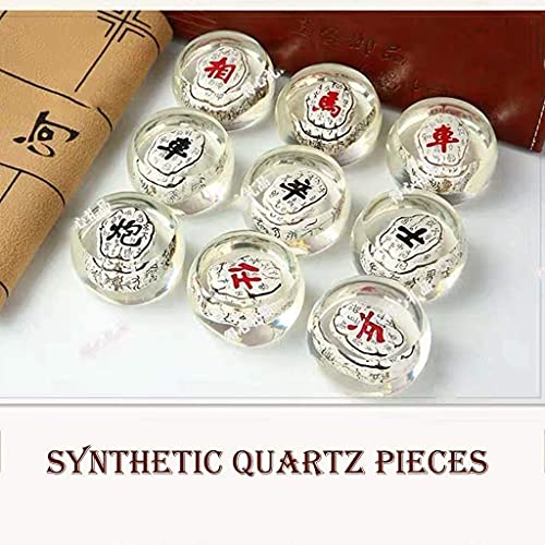 SMSOM Chinese Chess,Crystal Chinese Chess with Gift Box,2 Players Board Games,Chess Set for Kids and Adults,Very Suitable for Family Gathering Games - Image 4