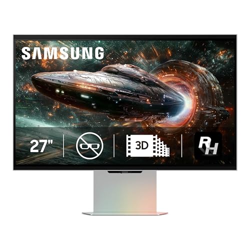 Samsung LS27FG900XNXZA 27 Inch Odyssey 3D 4K 165Hz Gaming Monitor with 6 Year Amber Protection Plan (2025) - Image 2