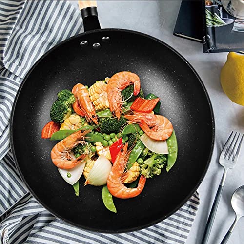 3PCS Cookware Set Wok Frying Pan Saucepan with Lid Pots Pans Set Maifan Stone Nonstick Egg Pan Cooking Tools - Image 3