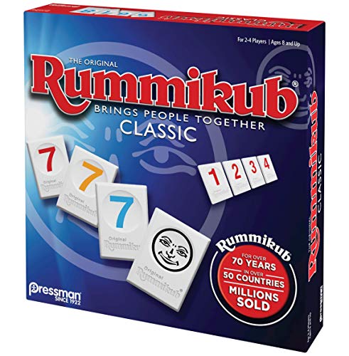 Pressman Rummikub - The Original Rummy Tile Game | Exciting Family Game of Strategy and Luck | Promotes STEM Skills | For Kids, Teens, Adults | 2-4 Players, Ages 8+ - Image 4