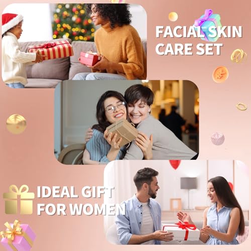 Revitalizing 6-Piece Anti-Aging Skin Care Set for Women – Hydrating, Firming & Wrinkle-Reducing Facial Care Kit with Cleanser, Toner, Eye Cream, Lotion & Face Cream - Image 6