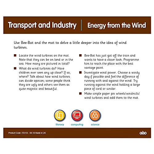 TTS World Mat Bundle for Bee-Bot or Blue-Bot Educational Programmable Floor Robot Toy for Kids STEM Learning Playset Toy for Children, Includes Play Mats and Activity Tins - Image 8