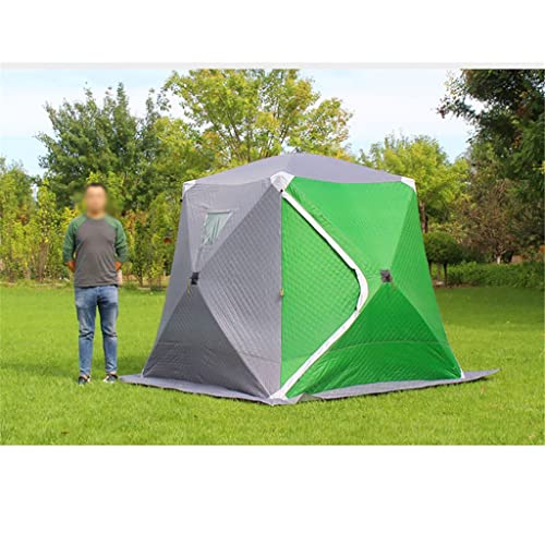 1-4 People Winter Fishing Tent Winter Ice Fishing Tent Camping Tent Windproof and Rainproof Outdoor Winter Fishing Warm Tent Tent - Image 3