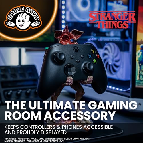 Cableguys Stranger Things Demogorgon Controller Holder & Phone Stand - Gaming Setup Accessories for Desk and Game Room, Controller Stand Compatible with Xbox, PlayStation & Most Standard Controllers - Image 2