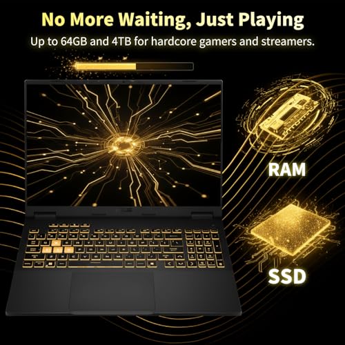 ASUS TUF F16 Gaming Laptop, NVIDIA RTX 5060(8GB GDDR7), Intel 16-Core i7-14650HX, 16" 165Hz 100% sRGB FHD+ Display, WiFi 6E, Windows 11 Pro, RGB Backlit KB, 32GB DDR5, 2TB SSD, w/Accessories - Image 3