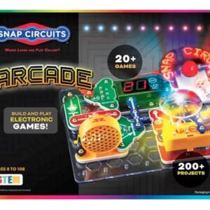 Snap Circuits “Arcade”, Electronics Exploration Kit, Stem Activities for Ages 8+, Full Color Project Manual (SCA-200)